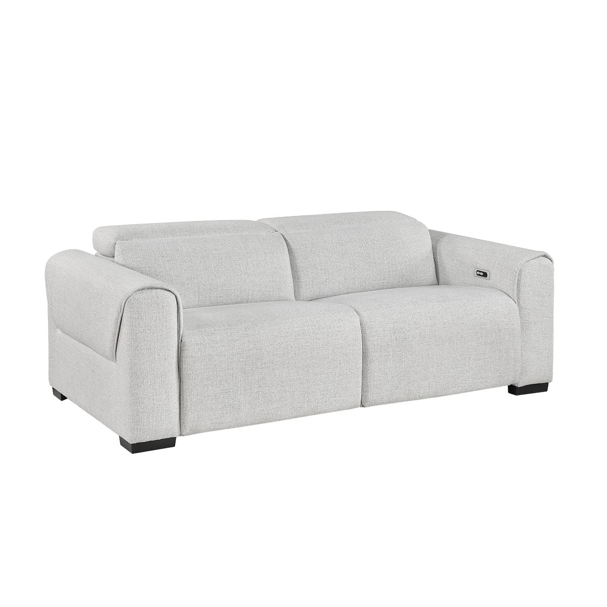 McPherson - Power Double Reclining Loveseat With Power Headrests, Charging Ports - Cloud