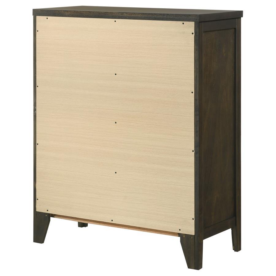 Wilkes - 4-Drawer Chest Of Drawers - Dark Cocoa