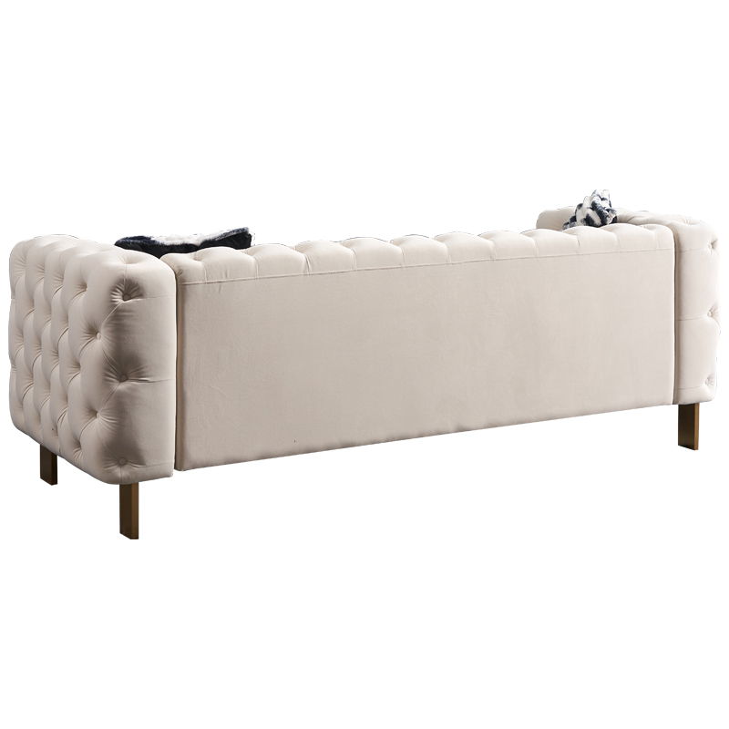 Chesterfield - Modern Tufted Living Room Sofa, 84.25''W Couch