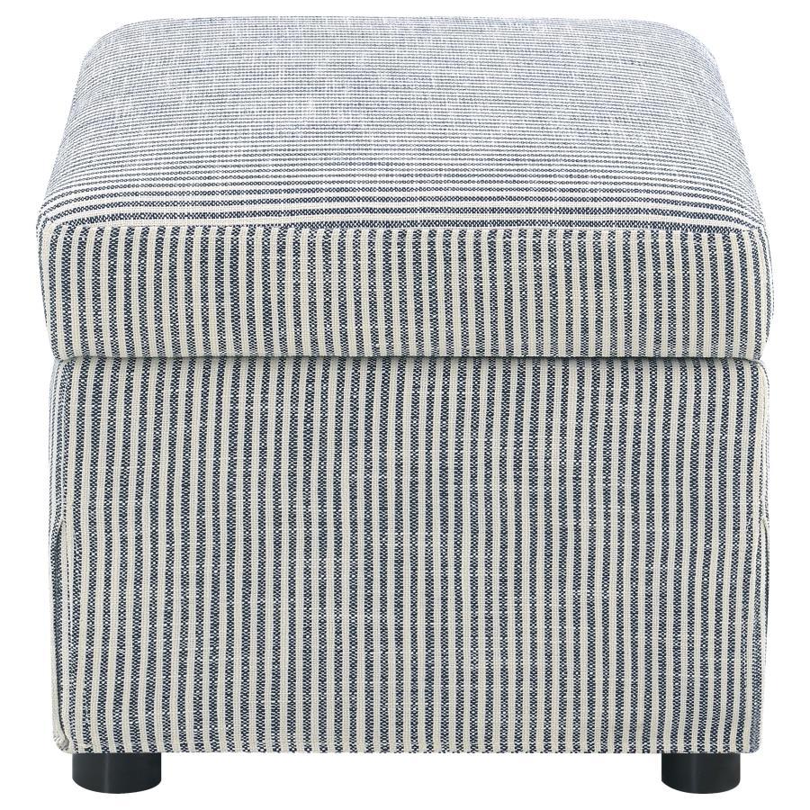 Winter - Upholstered Hydraulic Lift Top Storage Ottoman