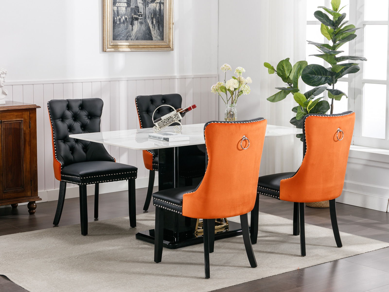 Nikki - Modern Upholstered Dining Chair (Set of 2)