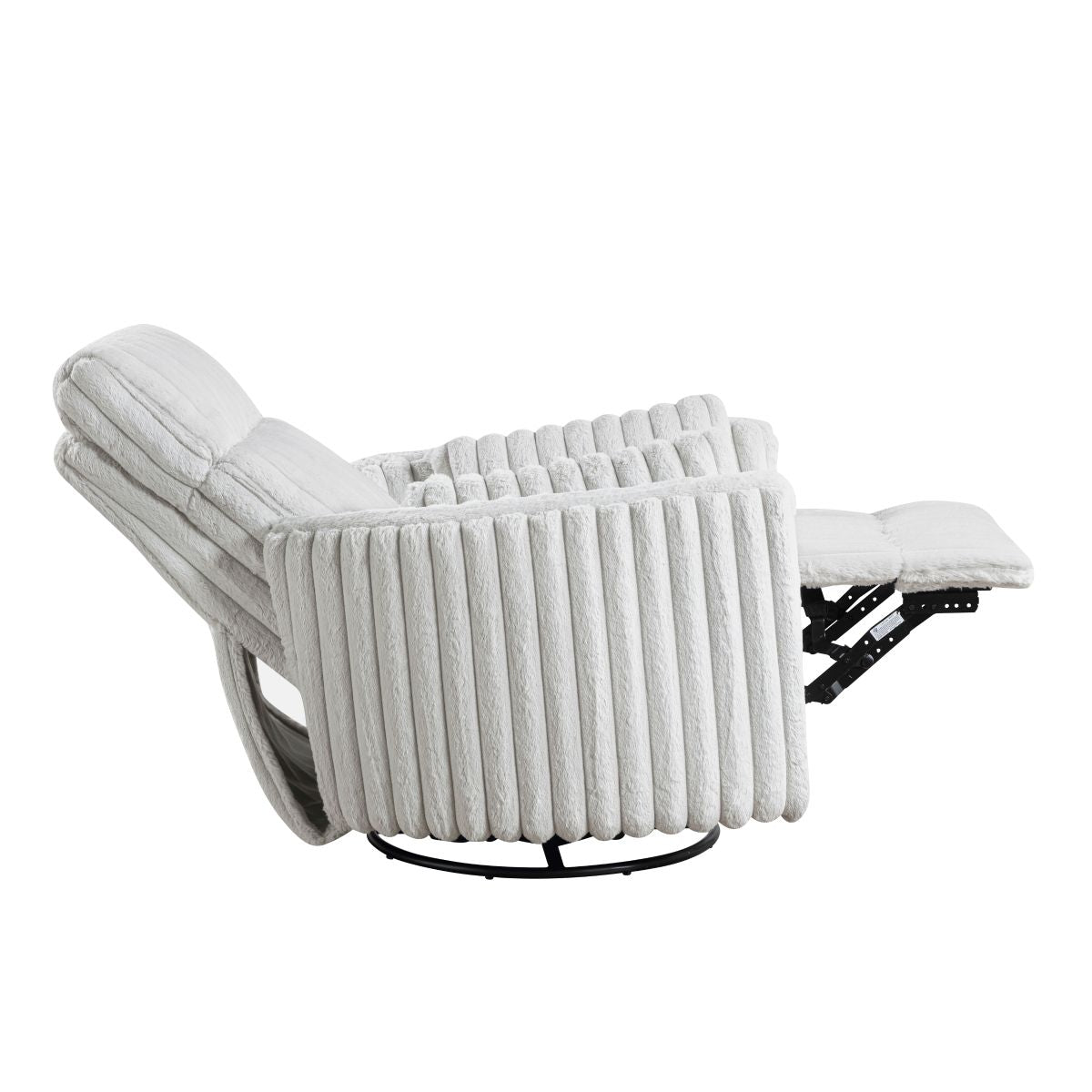 Payton - Swivel Glider Reclining Chair - Gray