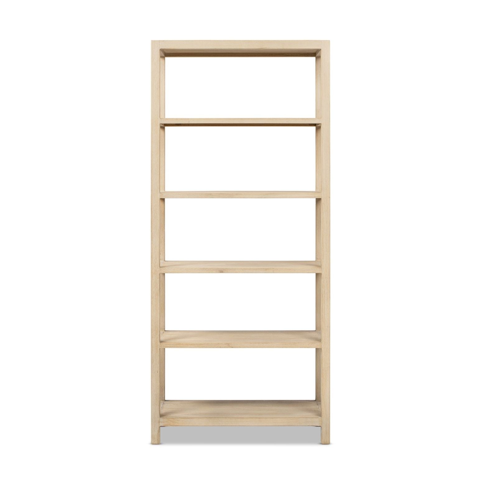 Ellis - 5 Shelf Open Frame Bookcase - Natural