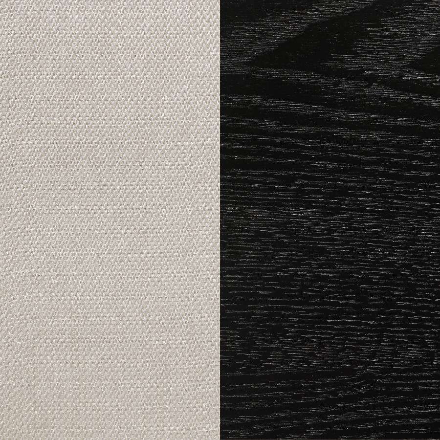 Louise - Upholstered Wood Dining Side Chairs (Set of 2) - Black