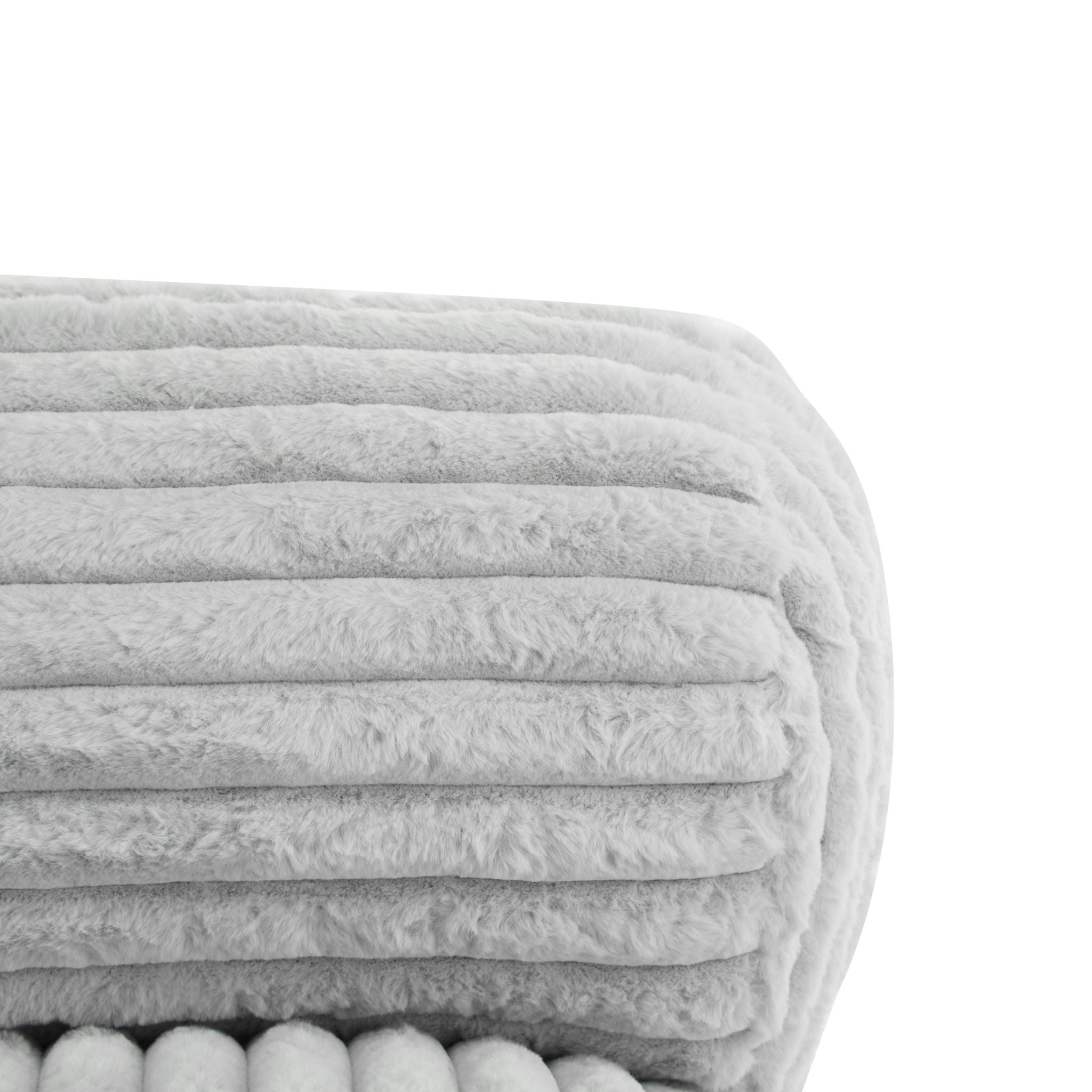 Latina - Indoor Foldbable Bean Bag Lounge Chair - Light Gray