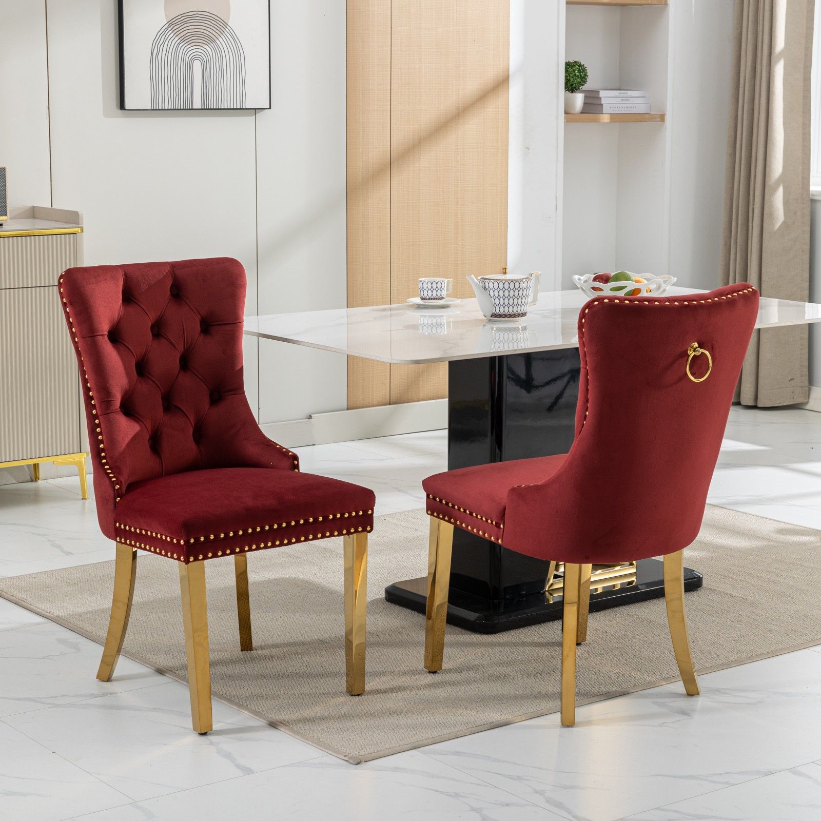 Nikki - Modern, High-End Tufted Dining Chair (Set of 2)