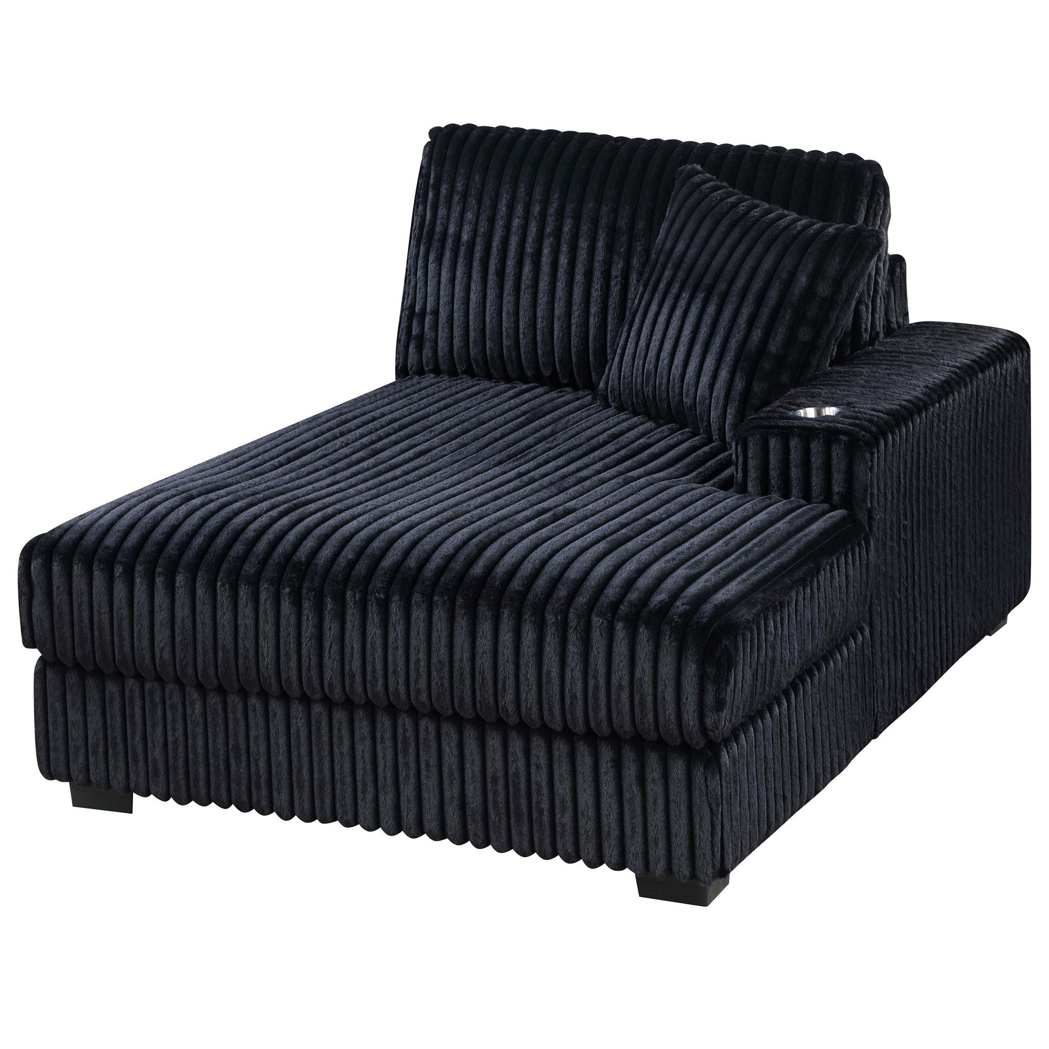 Contemporary Style Modular Sectional Sofa Set With USB, Cup Holder