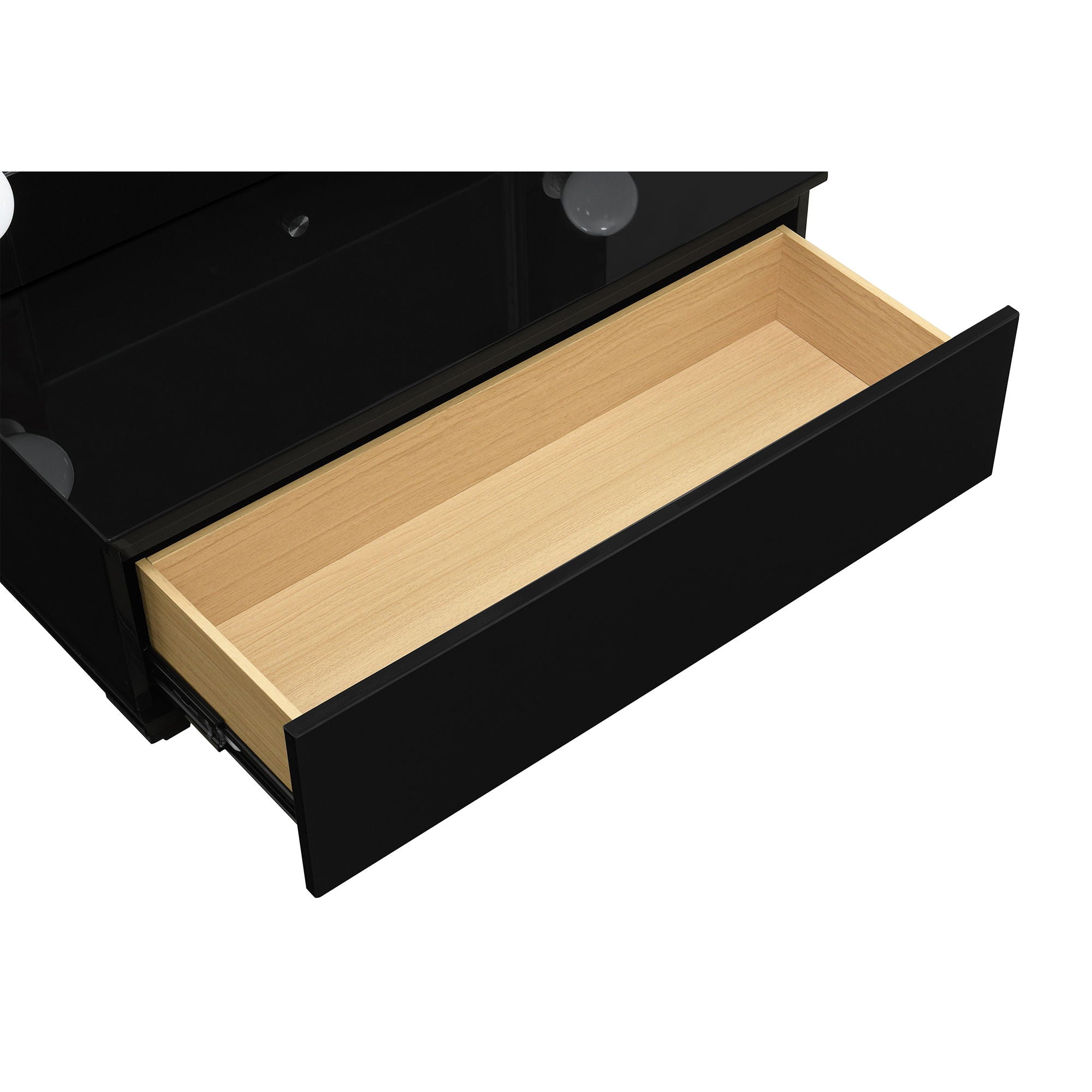 Elisa - Narrow Tall Mirror With Speaker And Drawer