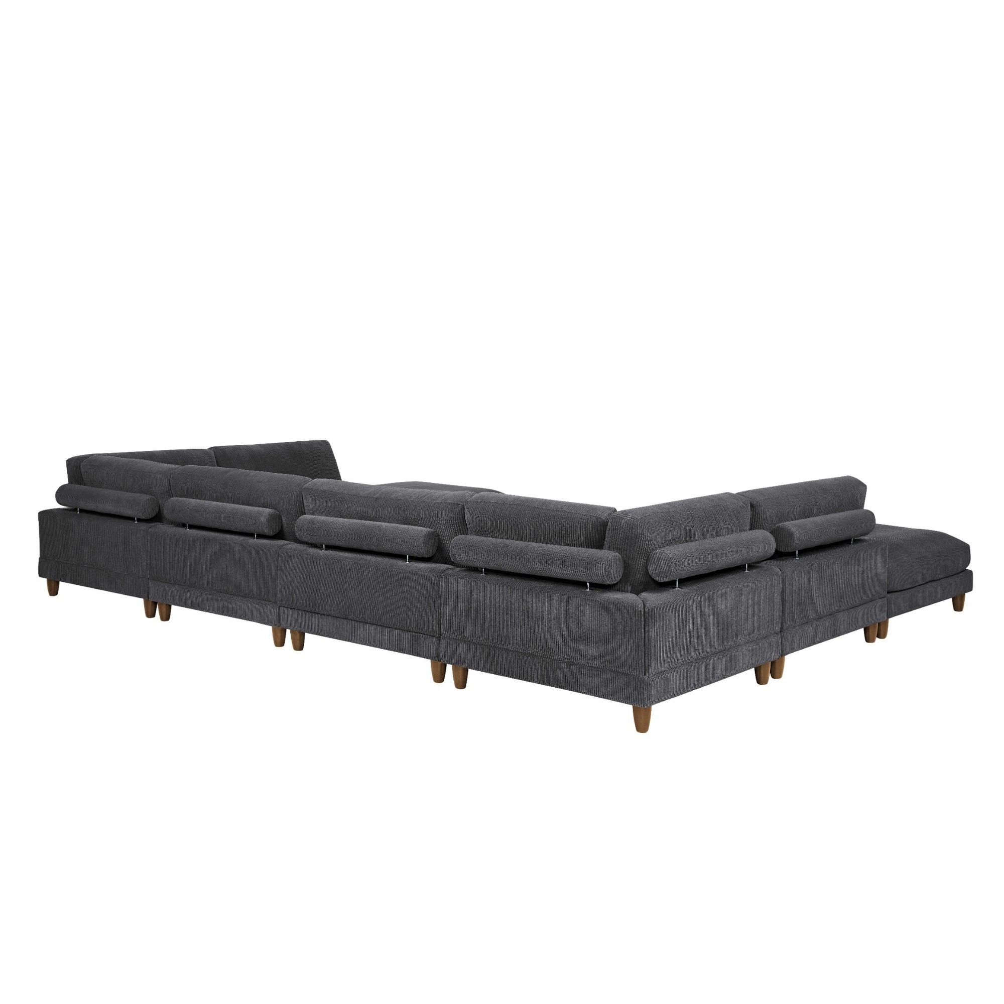 Modern Modular Sectional With Adjustable Back Support