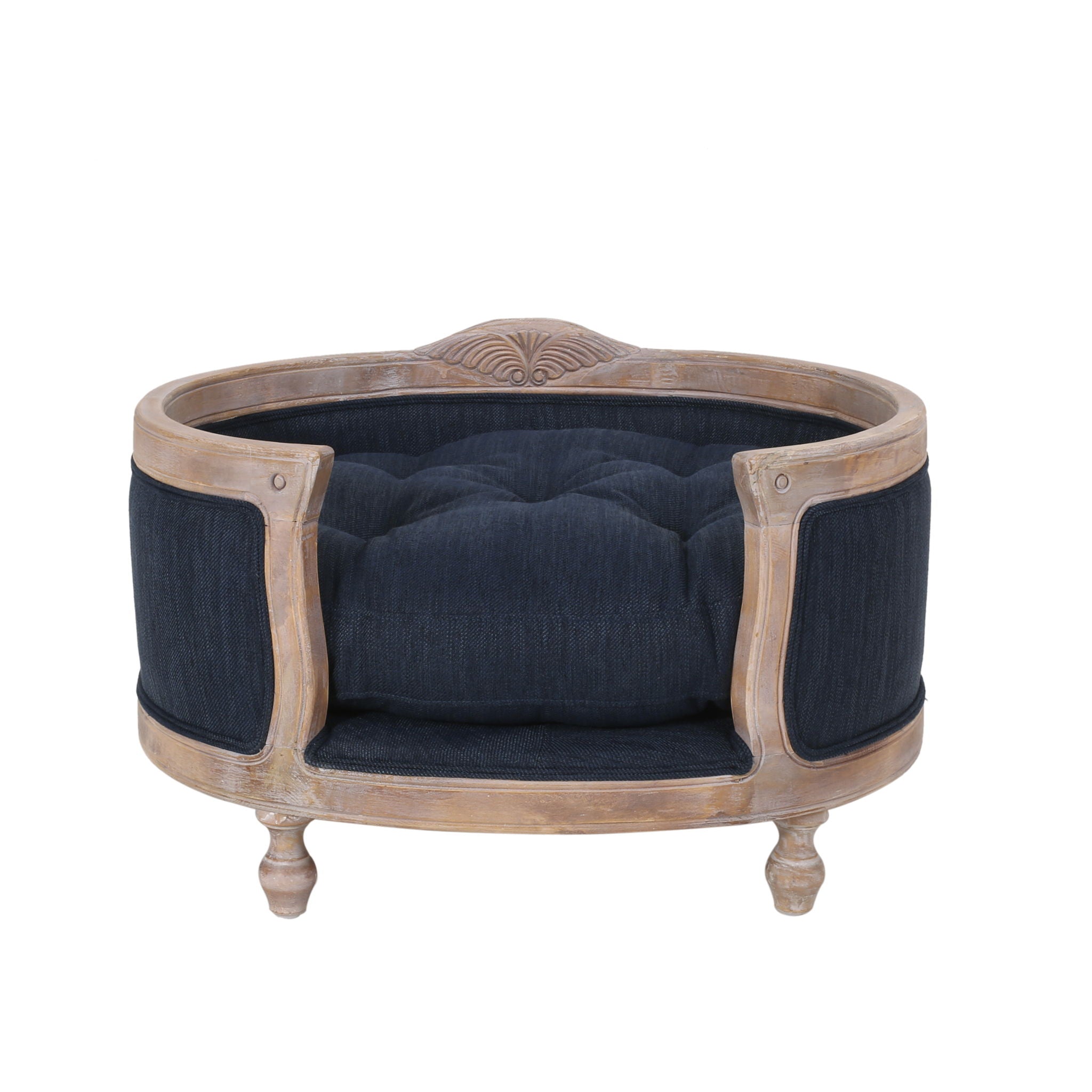 Upholstered Pet Bed, Fabric Dog Bed