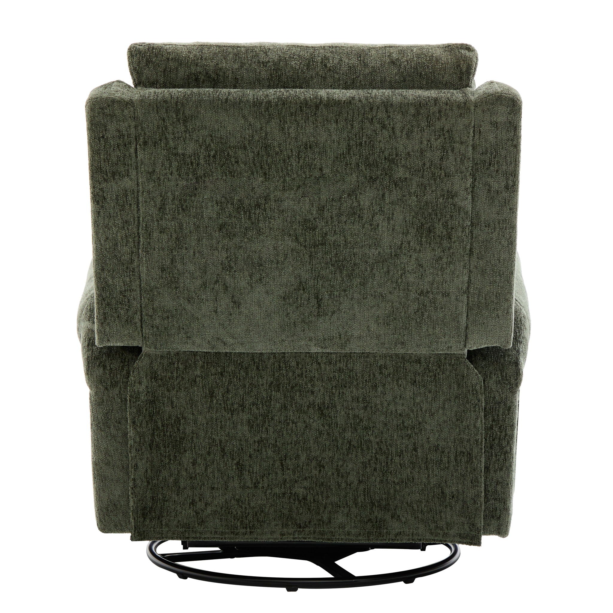 Manual Recliner Massage Chair With Swivel Rocker, 8 Massage Modes, Side Storage Pocket