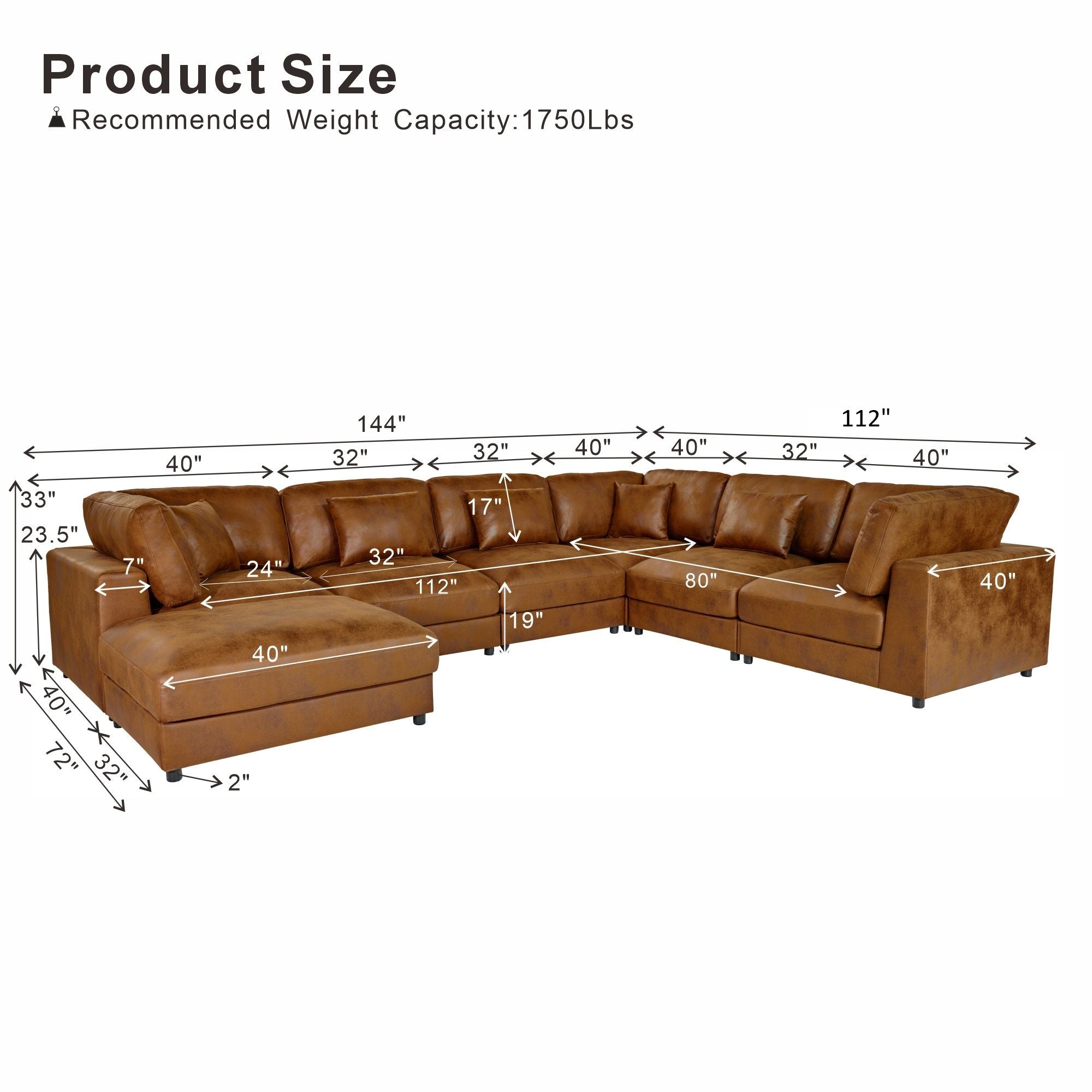 Modular Sectional With Removable Cushions