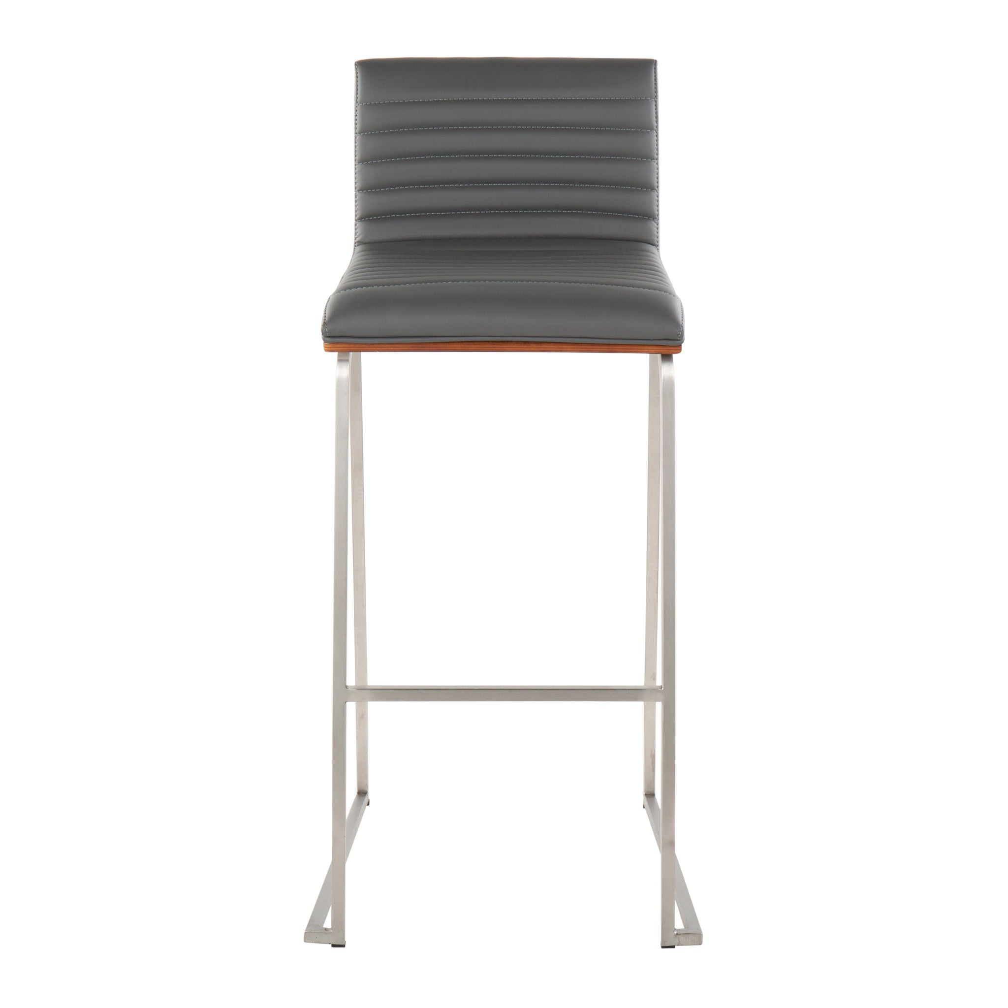 Mason Mara - Contemporary Fixed Height Barstool (Set of 2)