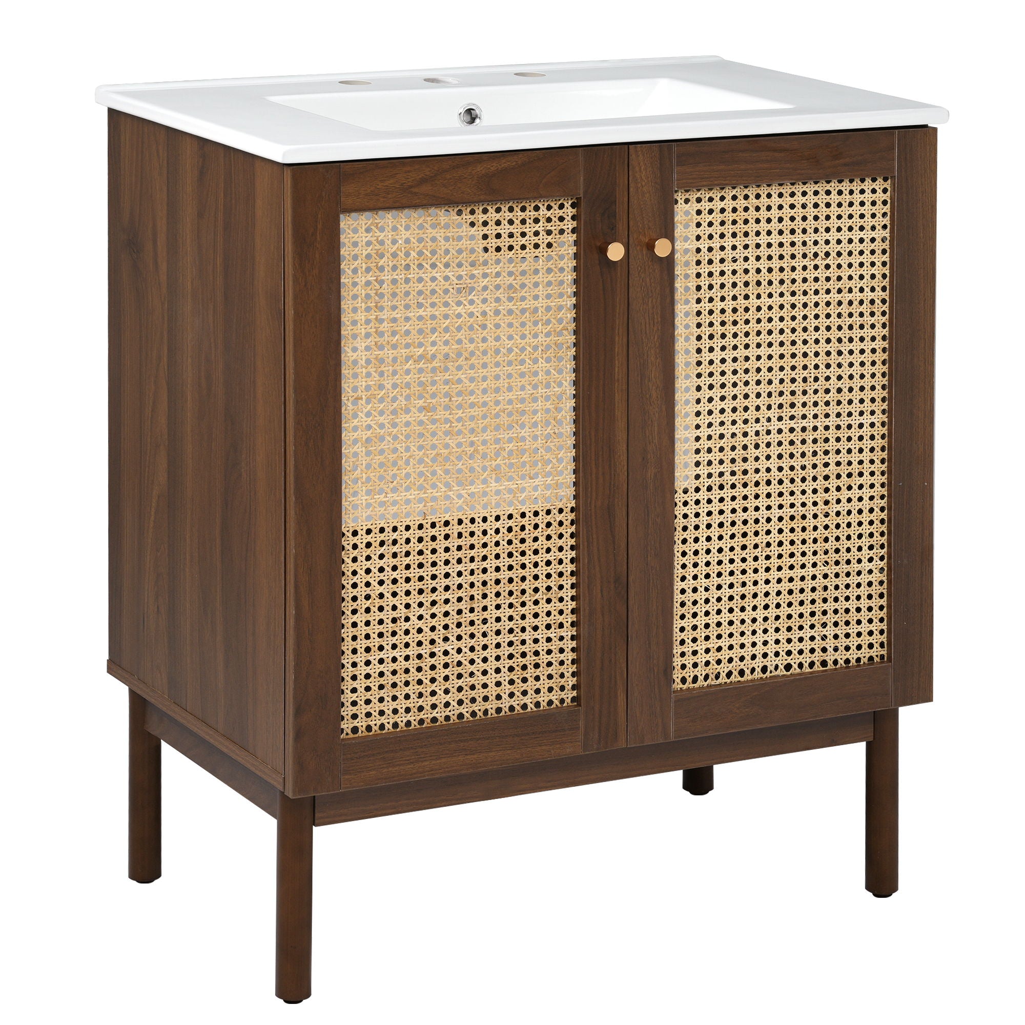 Bathroom Vanity Cabinet With Doors, Soft Close Design