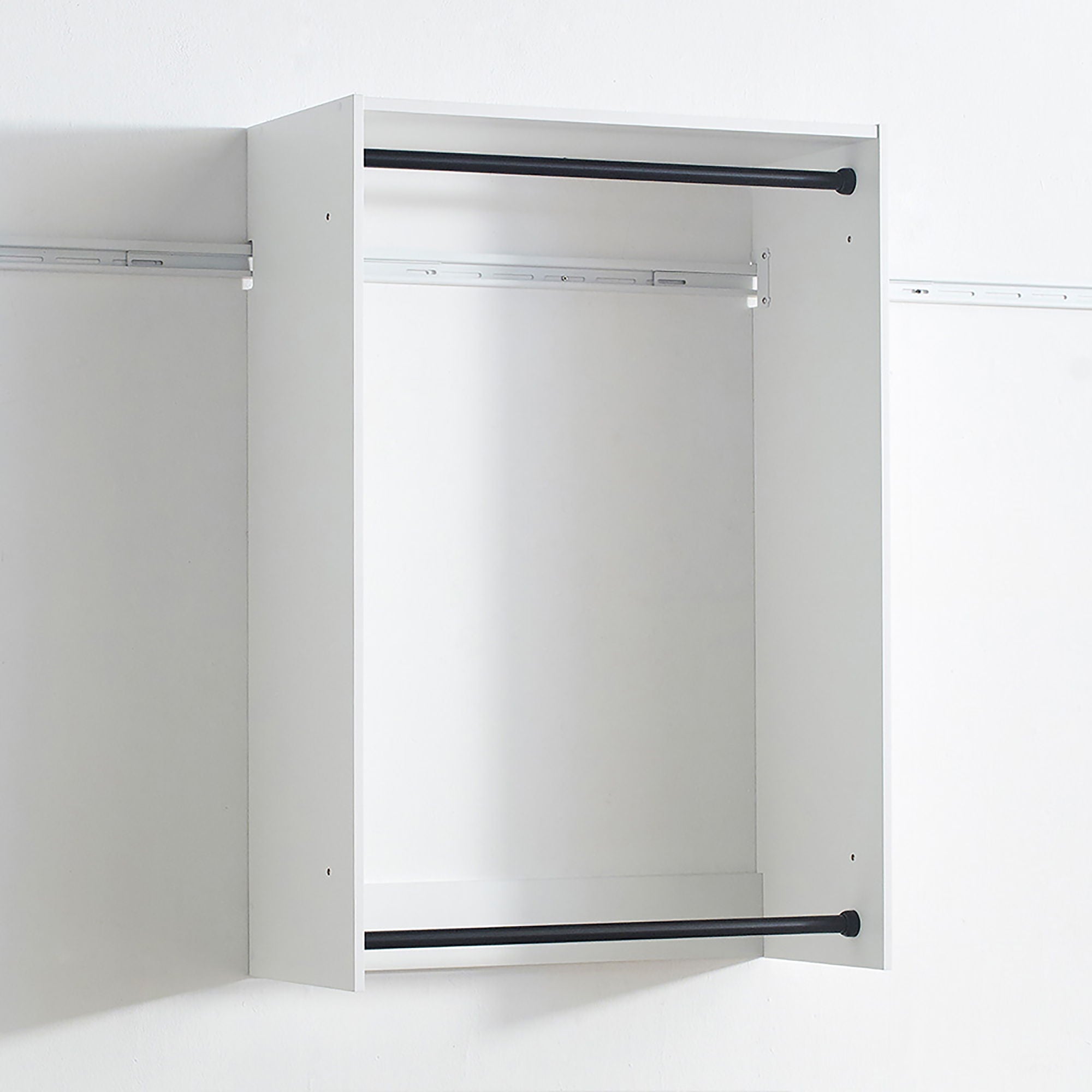 Devi - Wall Mounted Wood Closet System & Modular Design