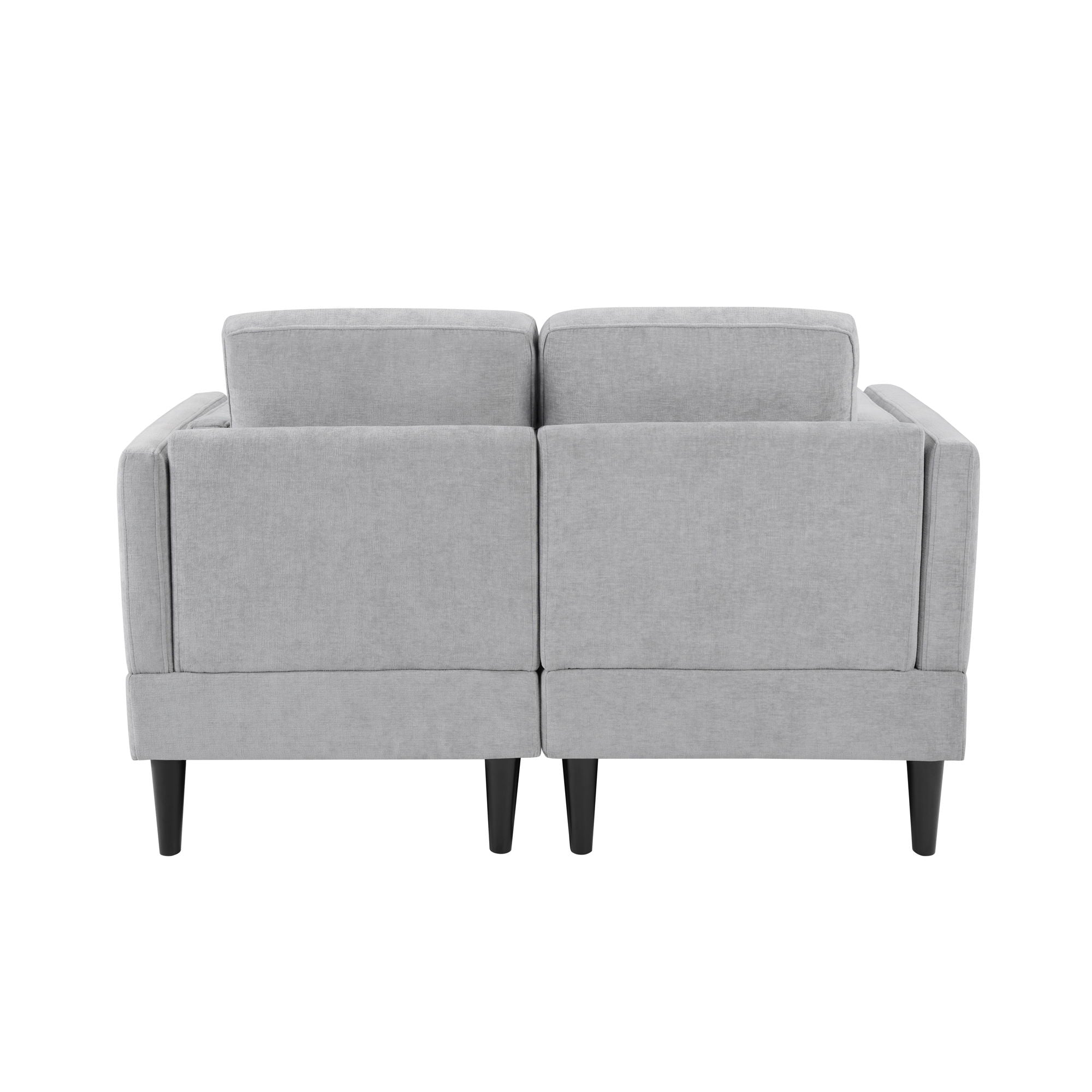 Chaise Lounge Sofa Bed With Dual Layer Armrests For Living Room