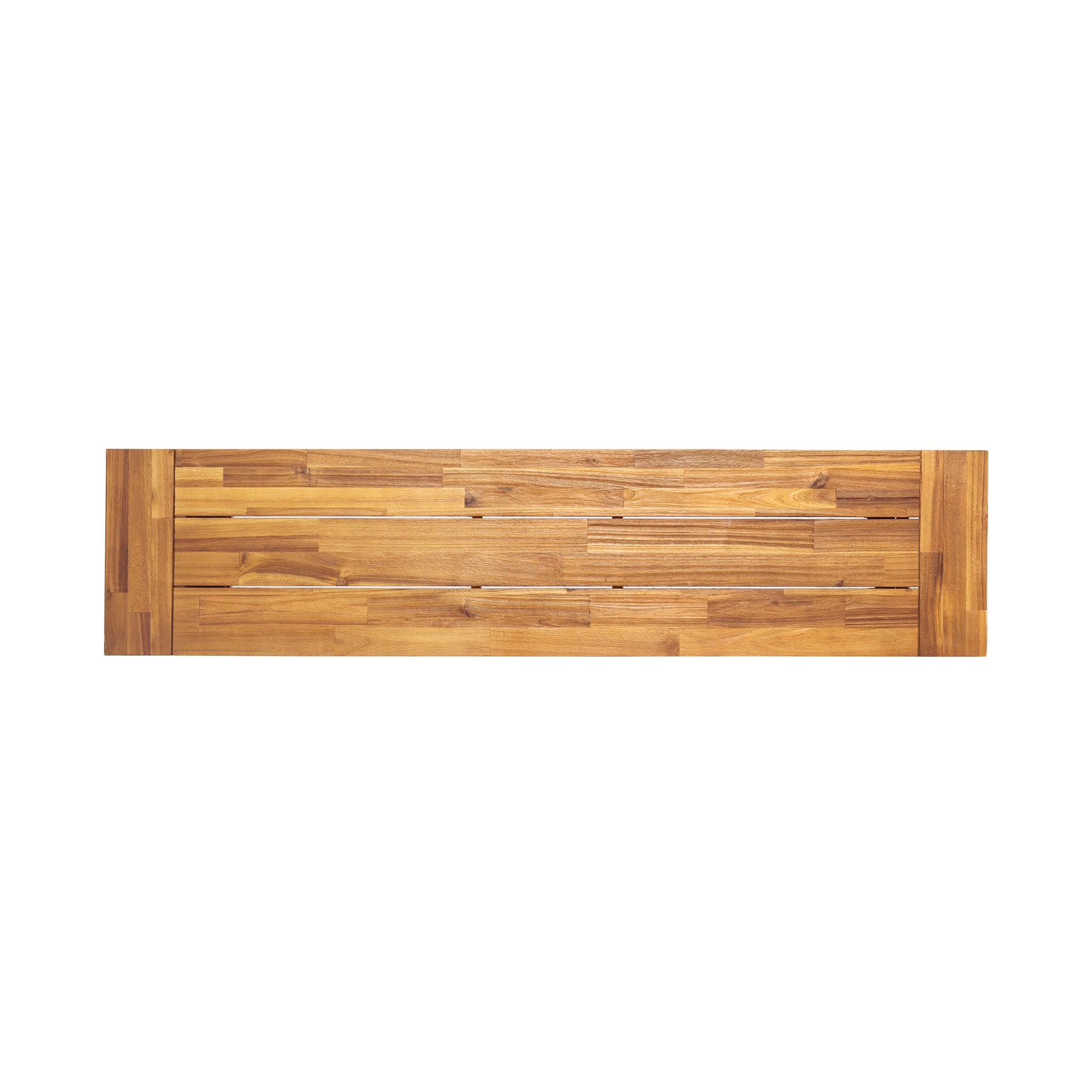 Tranquilizer - Outdoor Acacia Wood Bench With Slat Panel Design