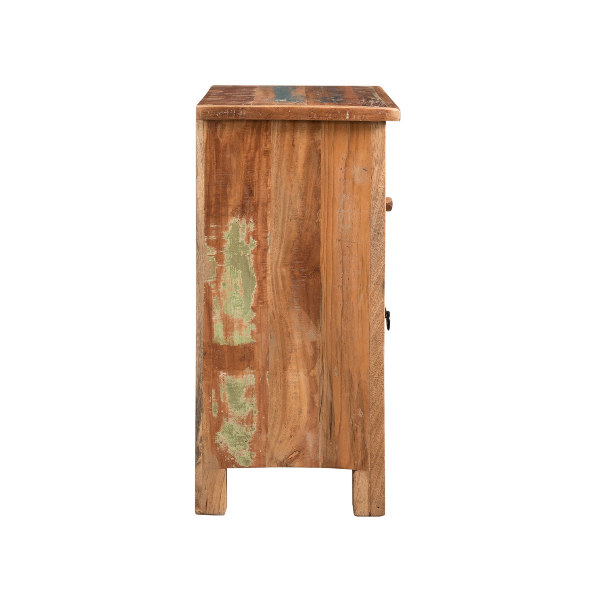 Carved Side Table - Natural