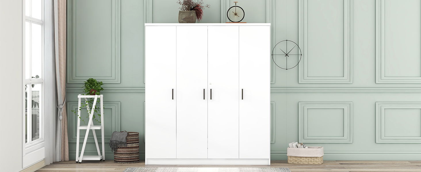 4 Door Wardrobe With 1 Drawer