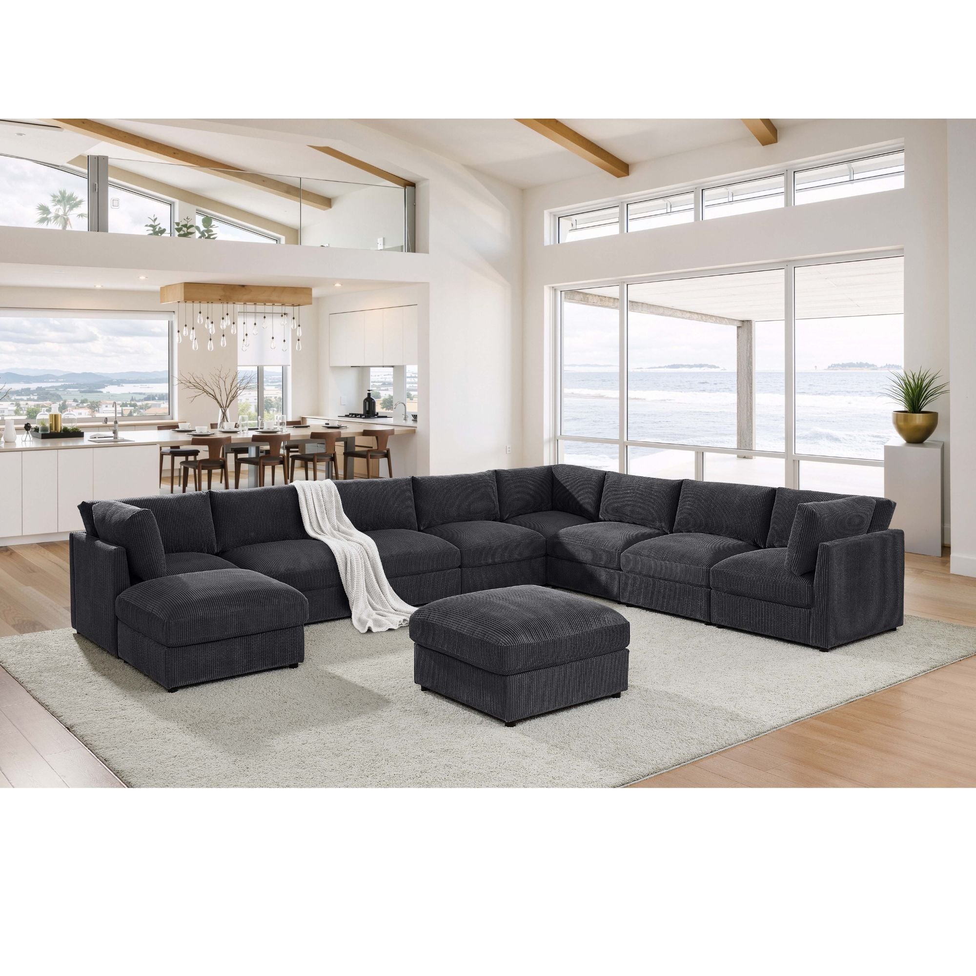 Modular Sectional With Custom Configuration