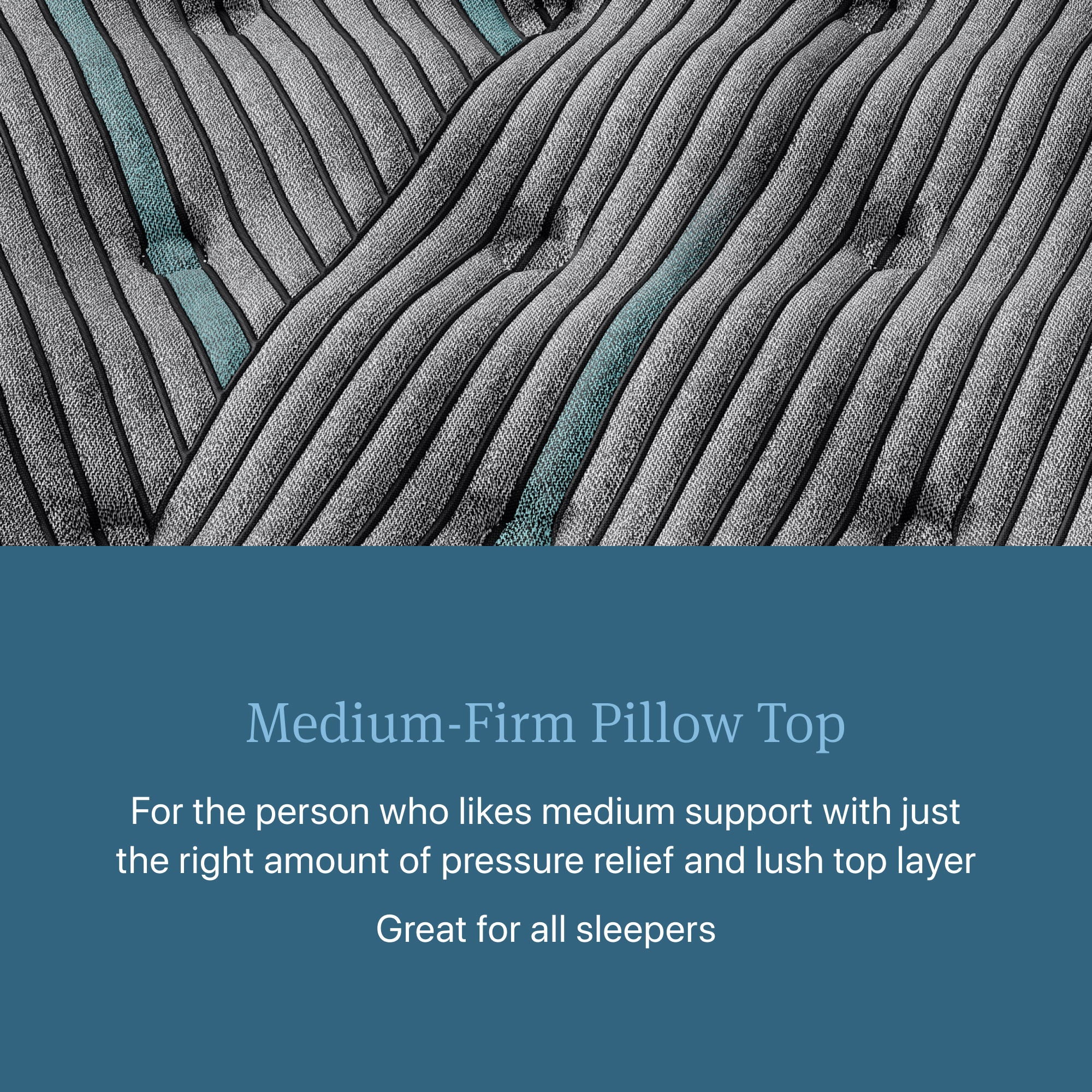 Beautyrest - Level Two Medium Firm Pillow Top Mattress