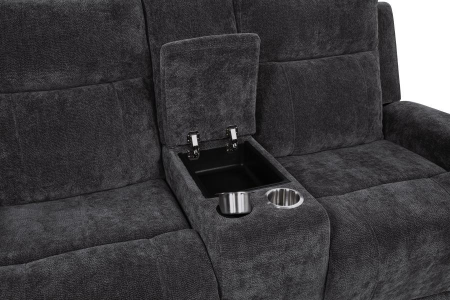 Kennett - Chenille Upholstered Power Reclining Loveseat