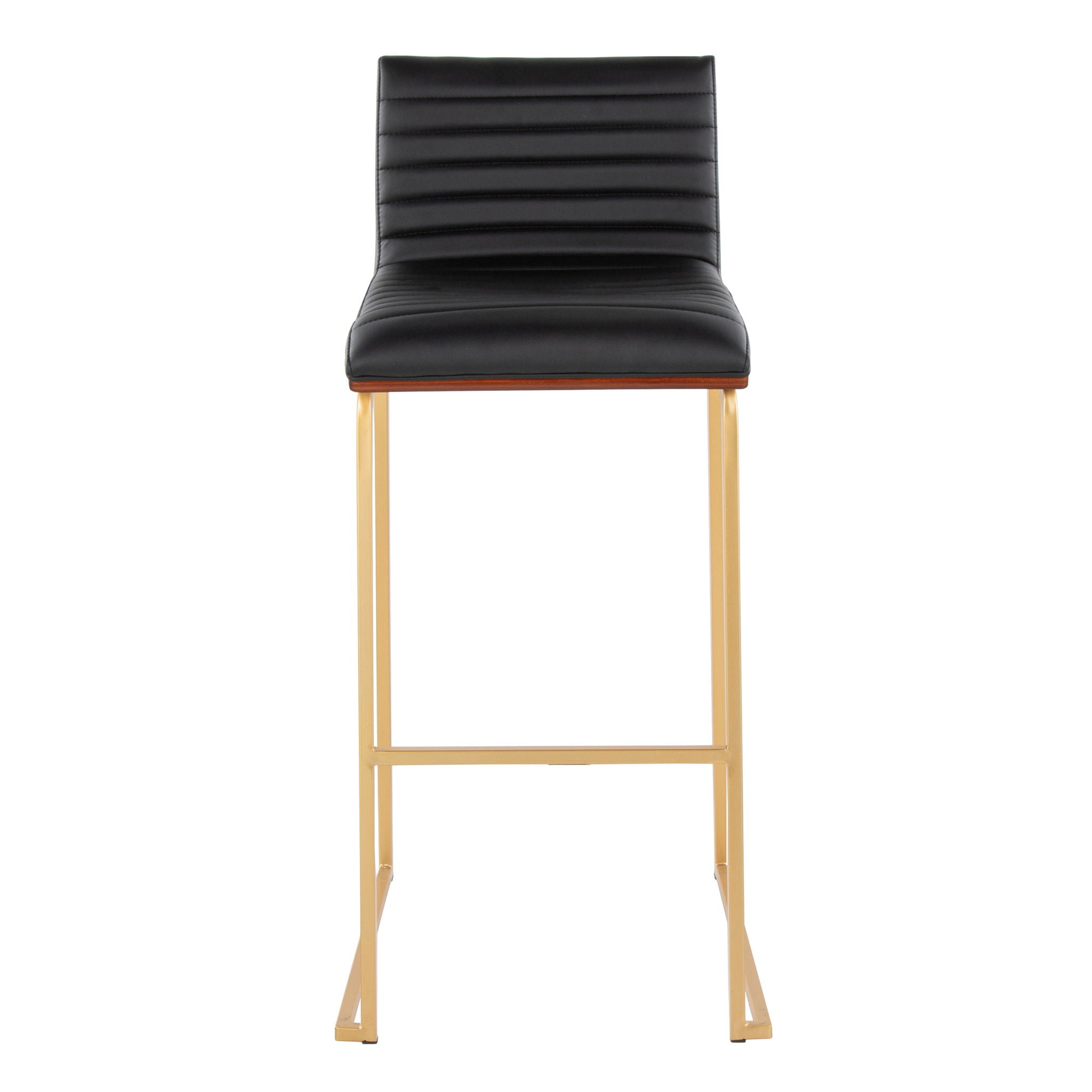 Mason Mara - Contemporary Versatile Desig Fixed Height Barstool (Set of 2)