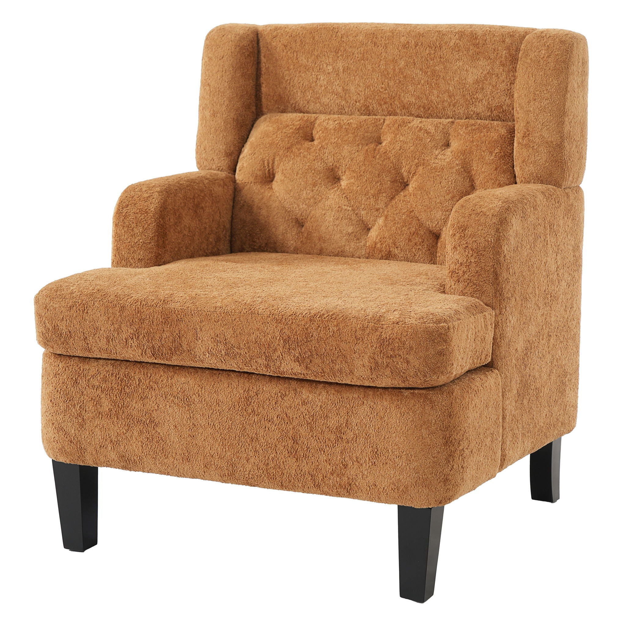 Modern Tufted Upholstered Accent Chair For Living Room