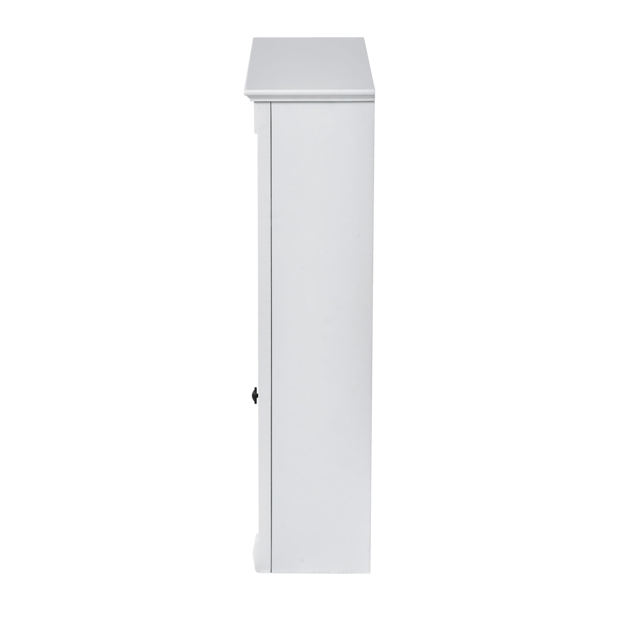 Wall Mounted Bathroom Storage Cabinet With Mirror, Medicine Cabinet With Height Adjustable Shelf