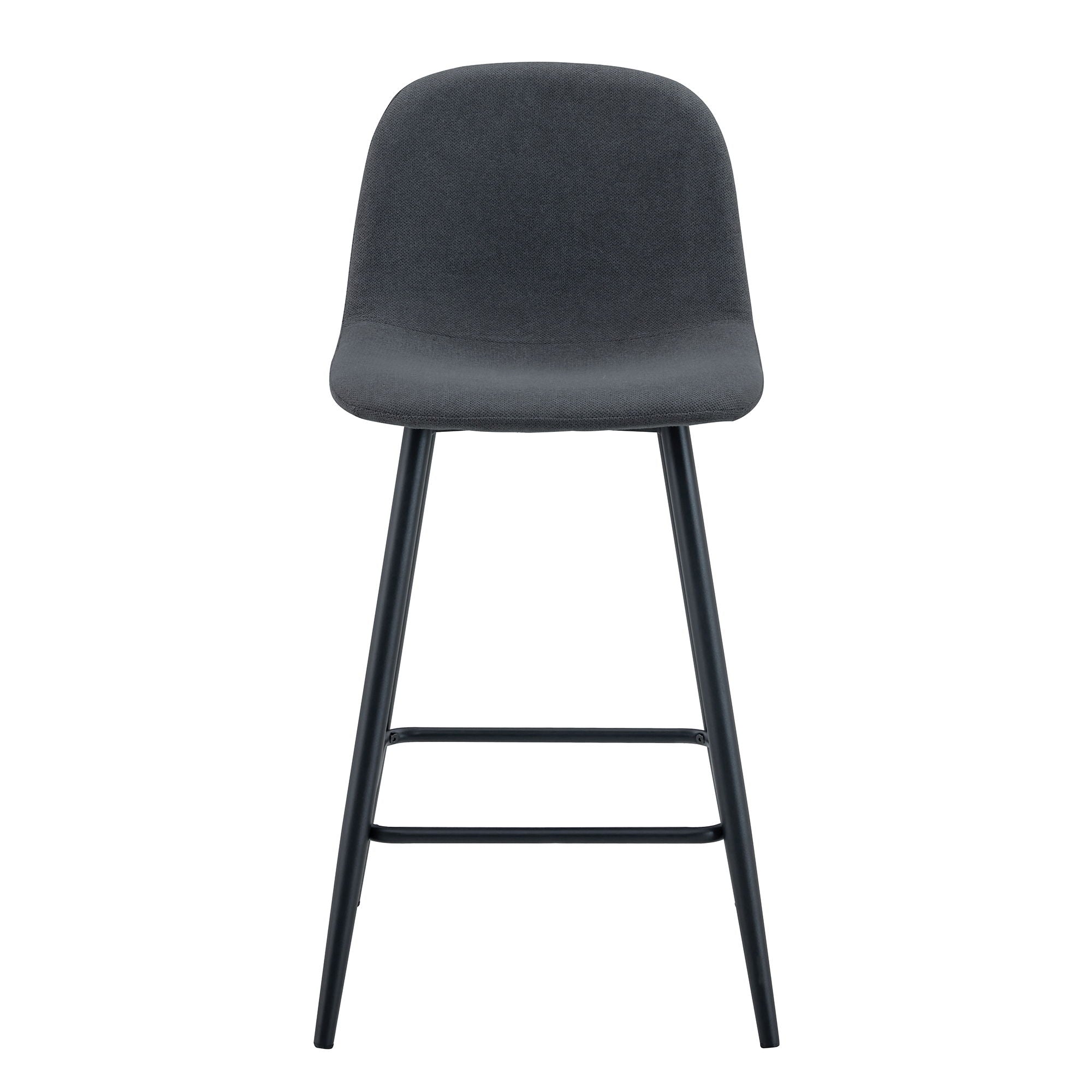 Modern Bar Chair Rounded Backrest (Set of 2)