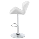 Berrington Upholstered Adjustable Bar Stool Grey (Set of 2)