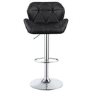 Berrington Upholstered Adjustable Bar Stool Grey (Set of 2)