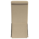 Shawna Upholstered Skirted Side Chair Light Grey (Set of 2)