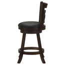 Calecita Wood Swivel Bar / Counter Stool Cappuccino (Set of 2)