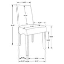 Stanton  Rectangular Dining Table Set Grey