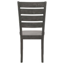 Dalila Wood Dining Side Chair Cappuccino (Set of 2)