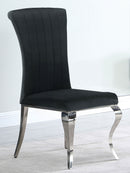 Betty Velvet Upholstered Dining Side Chair (Set of 4)