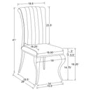 Betty Velvet Upholstered Dining Side Chair (Set of 4)