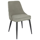 Cosmo Upholstered Dining Side Chair Grey (Set of 2)