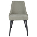 Cosmo Upholstered Dining Side Chair Grey (Set of 2)