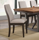 Spring Creek Upholstered Dining Chair Chocolate (Set of 2)