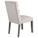 Carla Velvet Upholstered Dining Side Chair Ash (Set of 2)