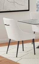 Mayette Upholstered Dining Side Chair Blue (Set of 2)