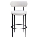Viola Boucle Upholstered Counter Chair Cream (Set of 2)