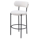 Viola Boucle Upholstered Counter Chair Cream (Set of 2)