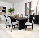 Brookmead  Extension Leaf Dining Table Set Black