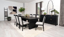 Brookmead  Extension Leaf Dining Table Set Black