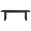 Brookmead  Extension Leaf Dining Table Set Black