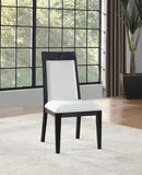 Brookmead Dining Side Chair Grey and Black (Set of 2)