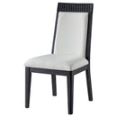 Brookmead Dining Side Chair Grey and Black (Set of 2)